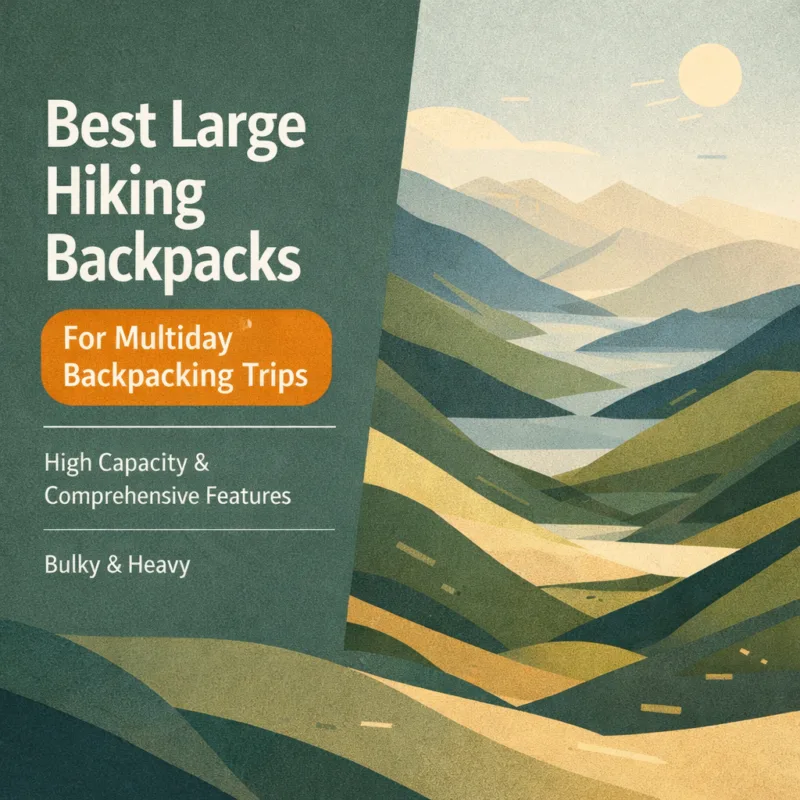 Best Large Hiking Backpacks for Multiday Backpacking Trips