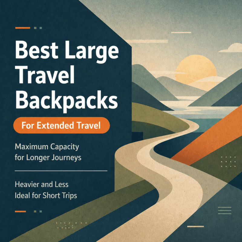 Best Large Travel Backpacks for Extended Travel