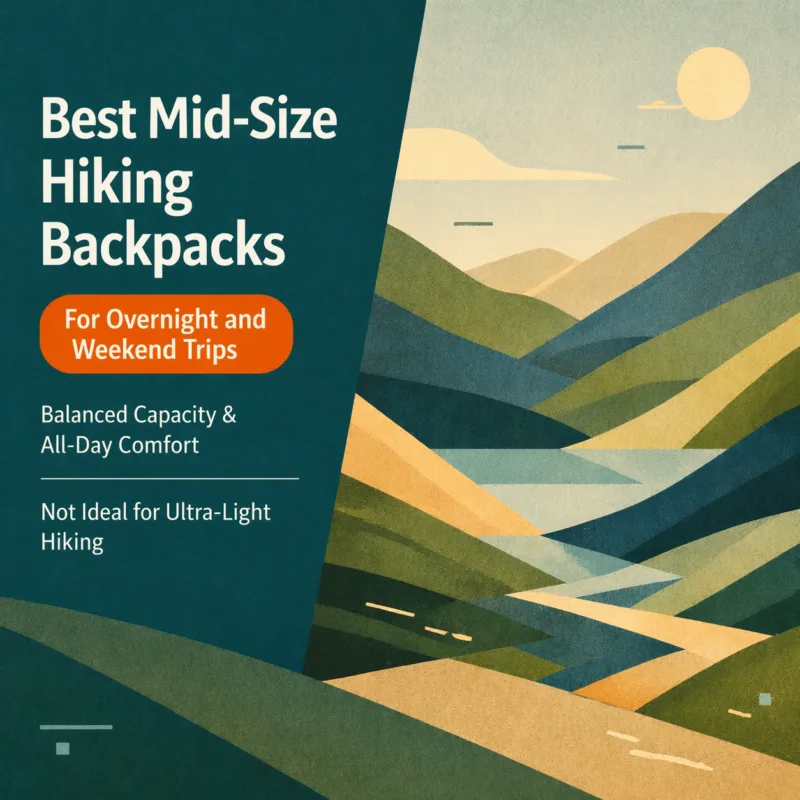 Best Mid-Size Hiking Backpacks for Overnight and Weekend Trips