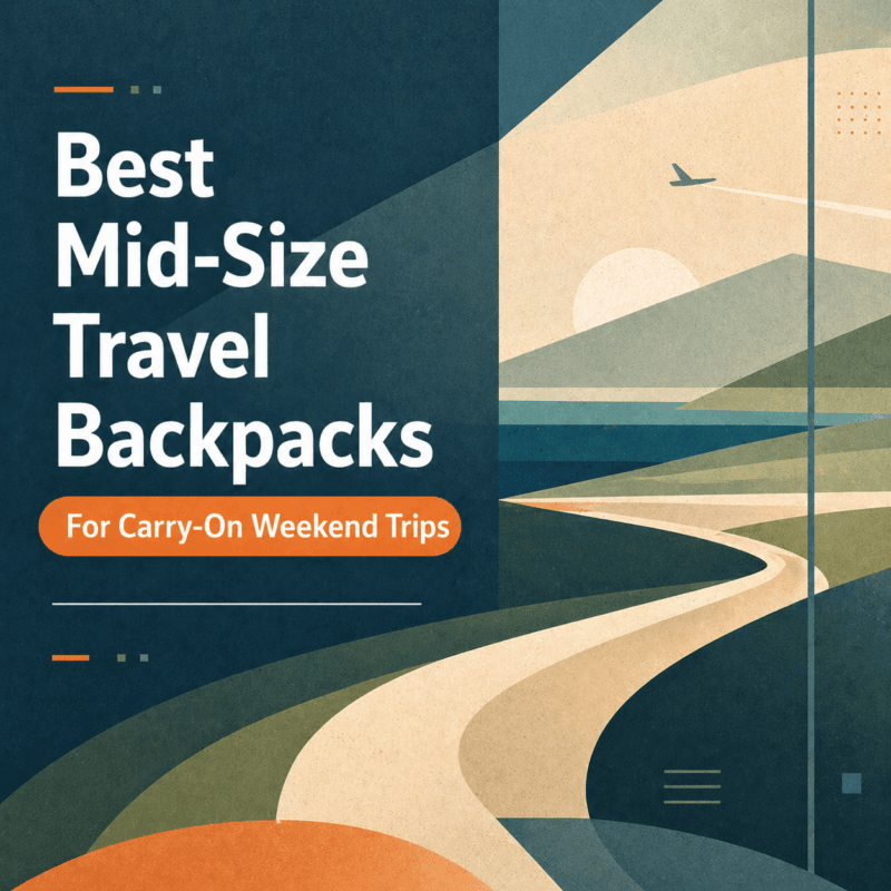 Best Mid-Size Travel Backpacks for Weekend Carry-On Trips