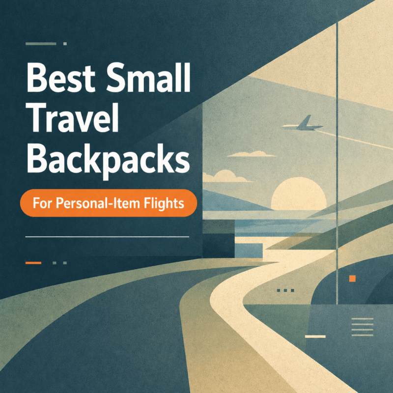 Best Small Travel Backpacks for Personal-Item Flights