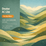 Deuter AC Lite Review Excellent Ventilation, but Simpler Storage Than Some Hikers Want