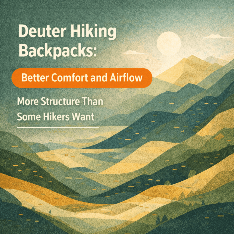 Deuter Hiking Backpacks: Better Comfort and Airflow, but More Structure Than Some Hikers Want