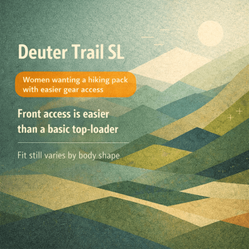 Deuter Trail SL Review: Great Access and Comfort, but Fit Still Decides It