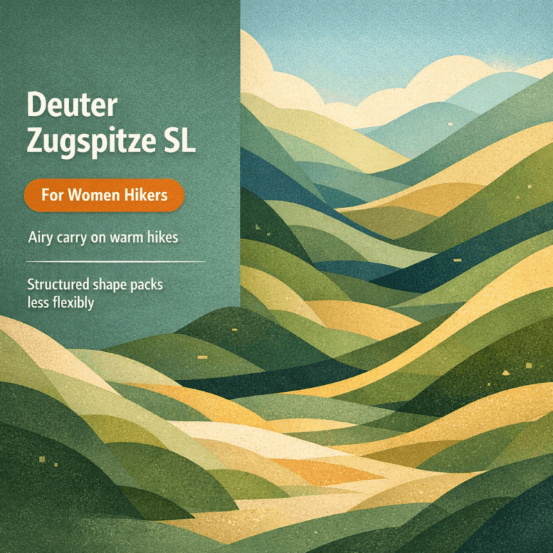 Deuter Zugspitze SL Review: Ventilated Day-Hike Comfort, but a Structured Fit That Won’t Suit Everyone