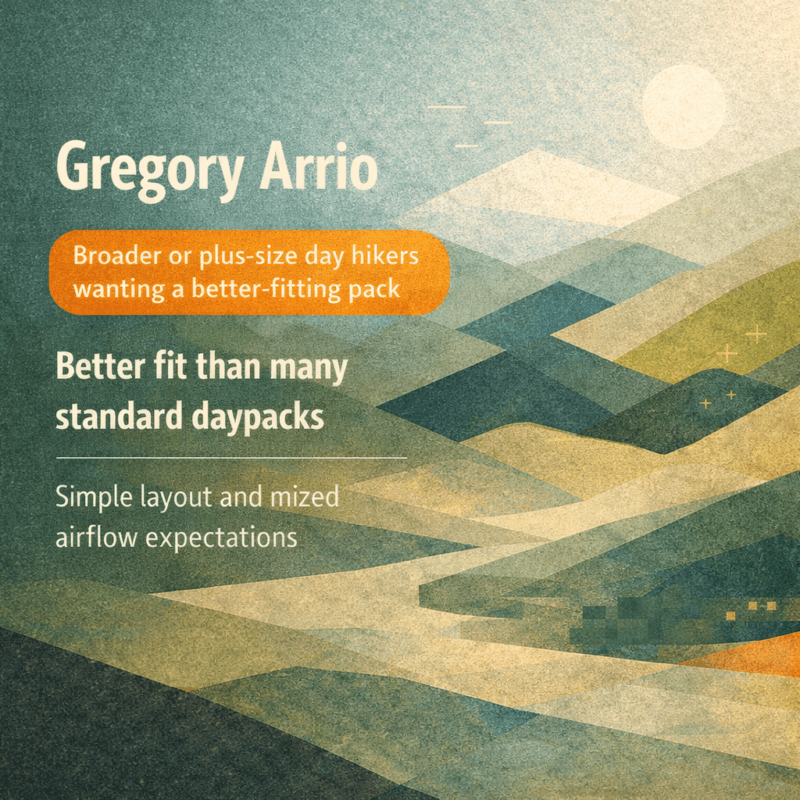 Gregory Arrio Review: A Better Daypack Fit for Broader and Plus-Size Hikers