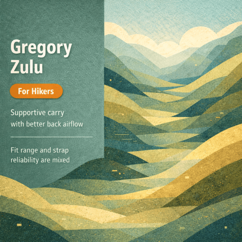 Gregory Zulu Review: Strong Trail Comfort, but Fit and Strap Risks Are Hard to Ignore