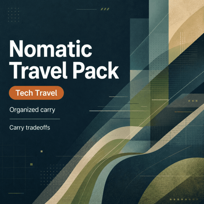 Nomatic Travel Pack Review: Organized Tech Travel With Real Carry Tradeoffs