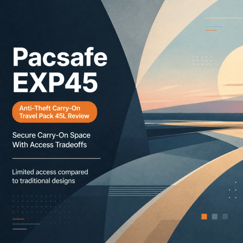 Pacsafe EXP45 Review: Secure Carry-On Space With Access Tradeoffs
