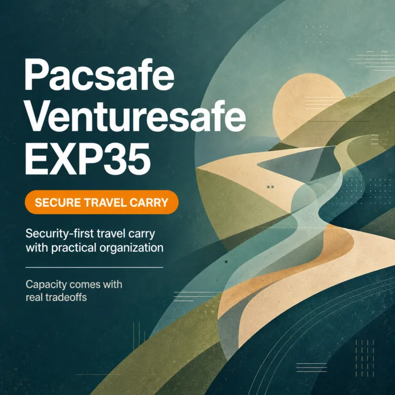Pacsafe Venturesafe EXP35 Review: Secure Travel With Space Tradeoffs