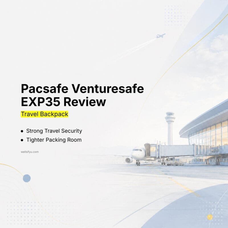 Pacsafe Venturesafe EXP35 Review: Strong Travel Security, Tighter Packing Room