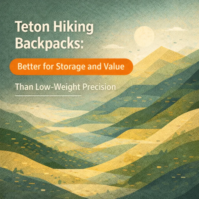 TETON Hiking Backpacks for Hiking: More Storage and Value, Less Confidence Under Load