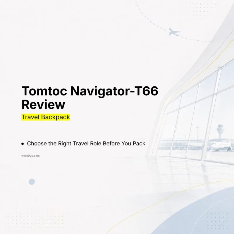 Tomtoc Navigator-T66 Review: Choose the Right Travel Role Before You Pack