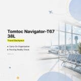 Tomtoc Navigator-T67 38L Review Carry-On Organization With a Packing Reality Check