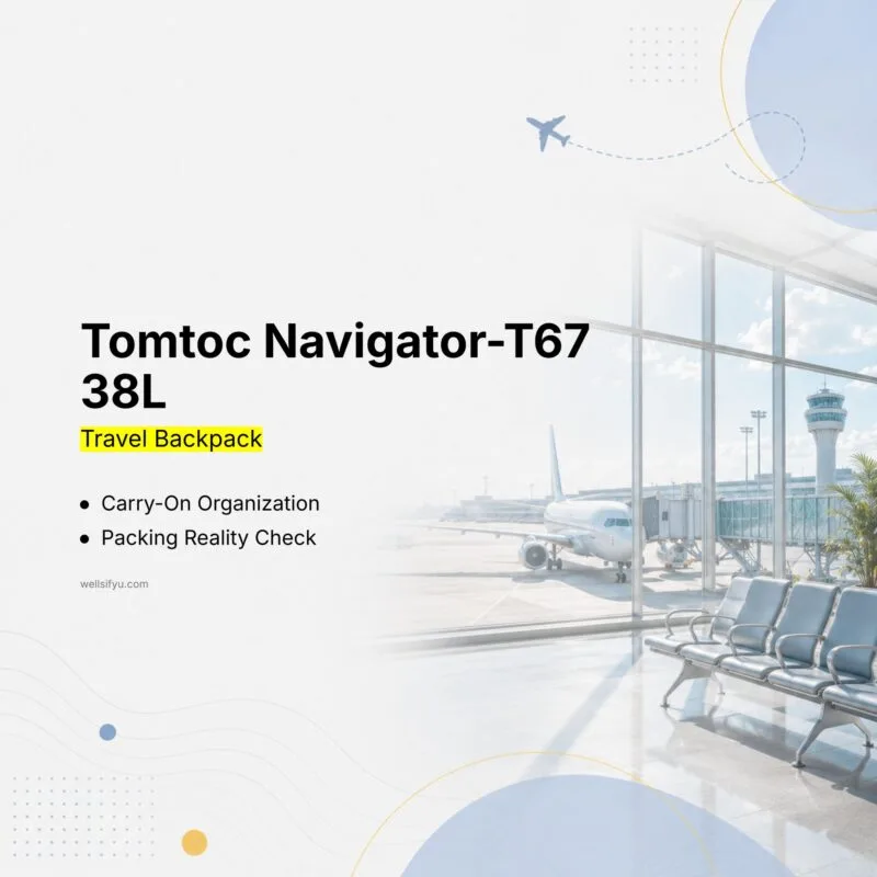 Tomtoc Navigator-T67 38L Review: Carry-On Organization With a Packing Reality Check