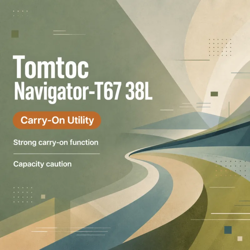 Tomtoc Navigator-T67 38L Review: Organized Carry-On Space With a Bulk Tradeoff