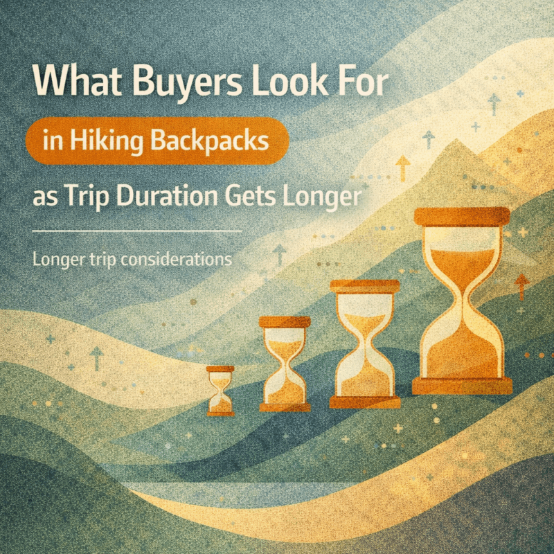 What Buyers Look For in Hiking Backpacks as Trip Duration Gets Longer
