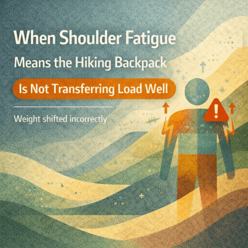 When Shoulder Fatigue Means the Hiking Backpack Is Not Transferring Load Well