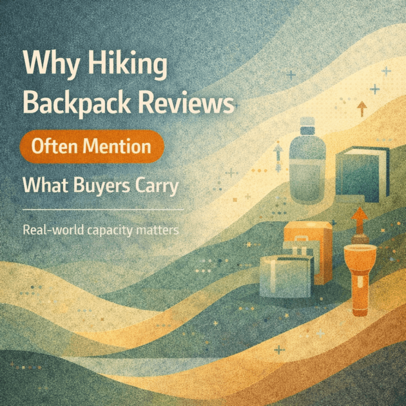 Why Hiking Backpack Reviews Often Mention What Buyers Carry
