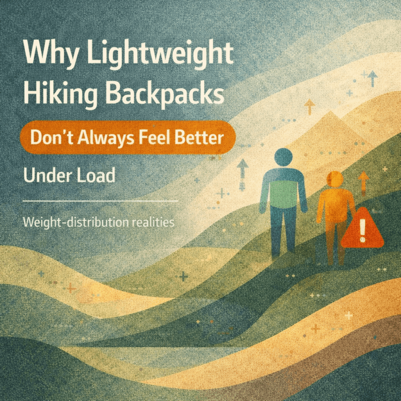 Why Lightweight Hiking Backpacks Don’t Always Feel Better Under Load