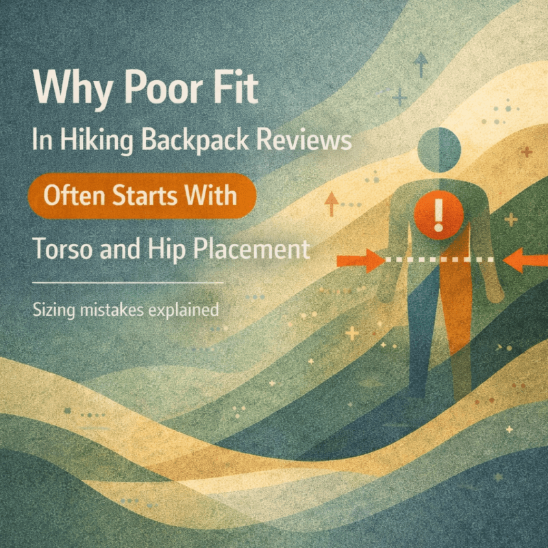Why Poor Fit in Hiking Backpack Reviews Often Starts With Torso and Hip Placement