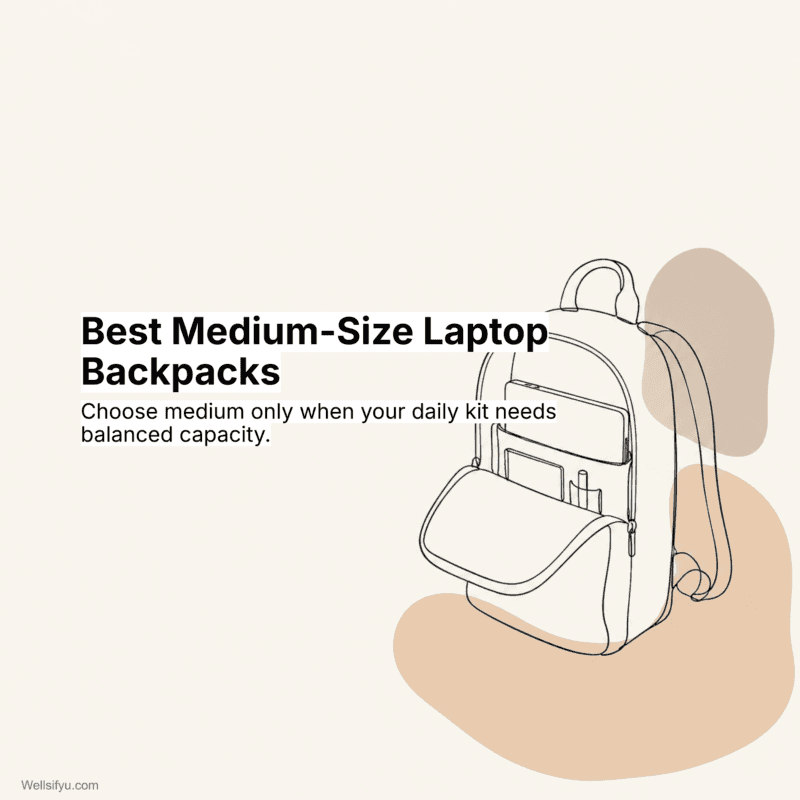 Best Medium-Size Laptop Backpacks for Work, School, and Commuting: The 18L–28L Tradeoff