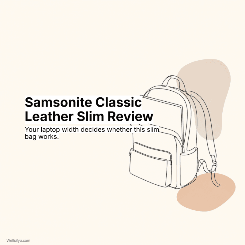 Samsonite Classic Leather Slim Review: Slim Build, Tight Fit