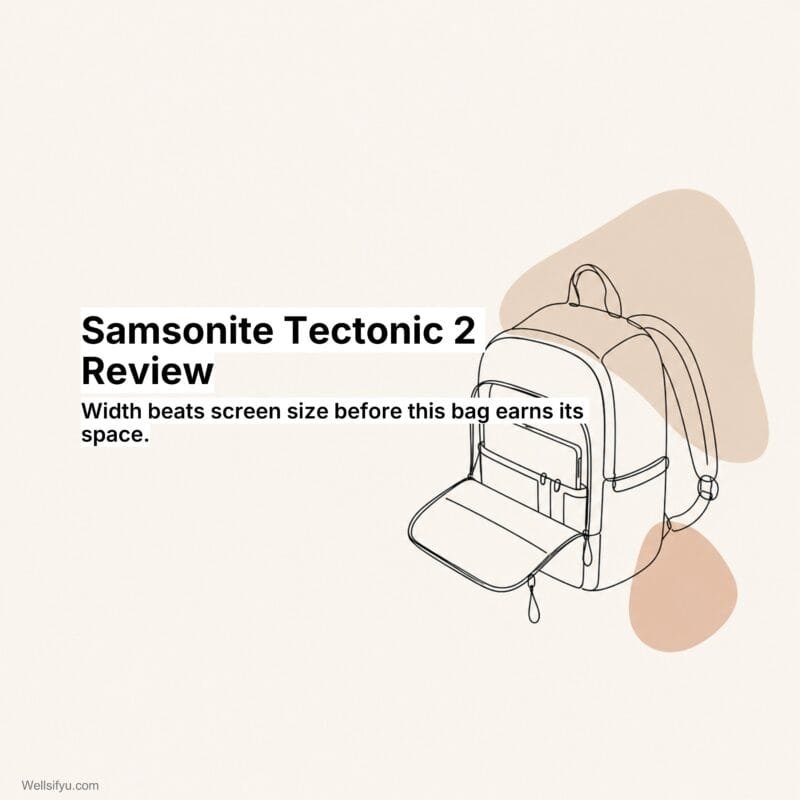 Samsonite Tectonic 2 Review: Width Beats Screen Size