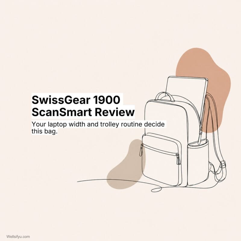SwissGear 1900 ScanSmart Review: Big Work Carry With a Fit and Trolley Catch