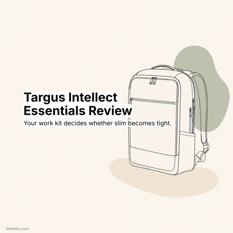 Targus Intellect Essentials Review: Slim Work Carry, Tight Limits