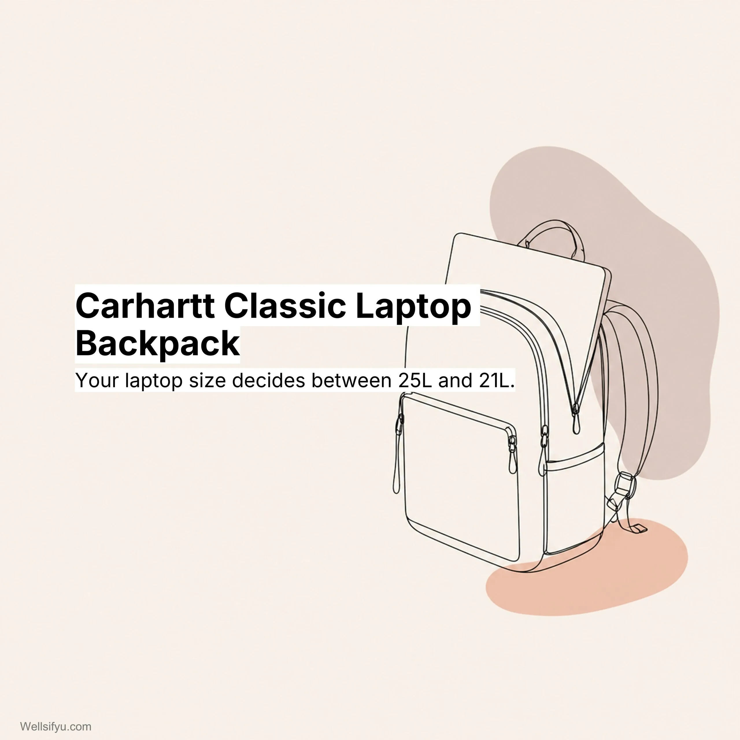 Carhartt Classic Laptop Backpack: 25L or 21L for a 15.6-Inch Kit?