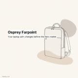 Osprey Farpoint Laptop Carry Changes by Size