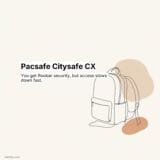 Pacsafe Citysafe CX 17L: Roobar Security Slows Access