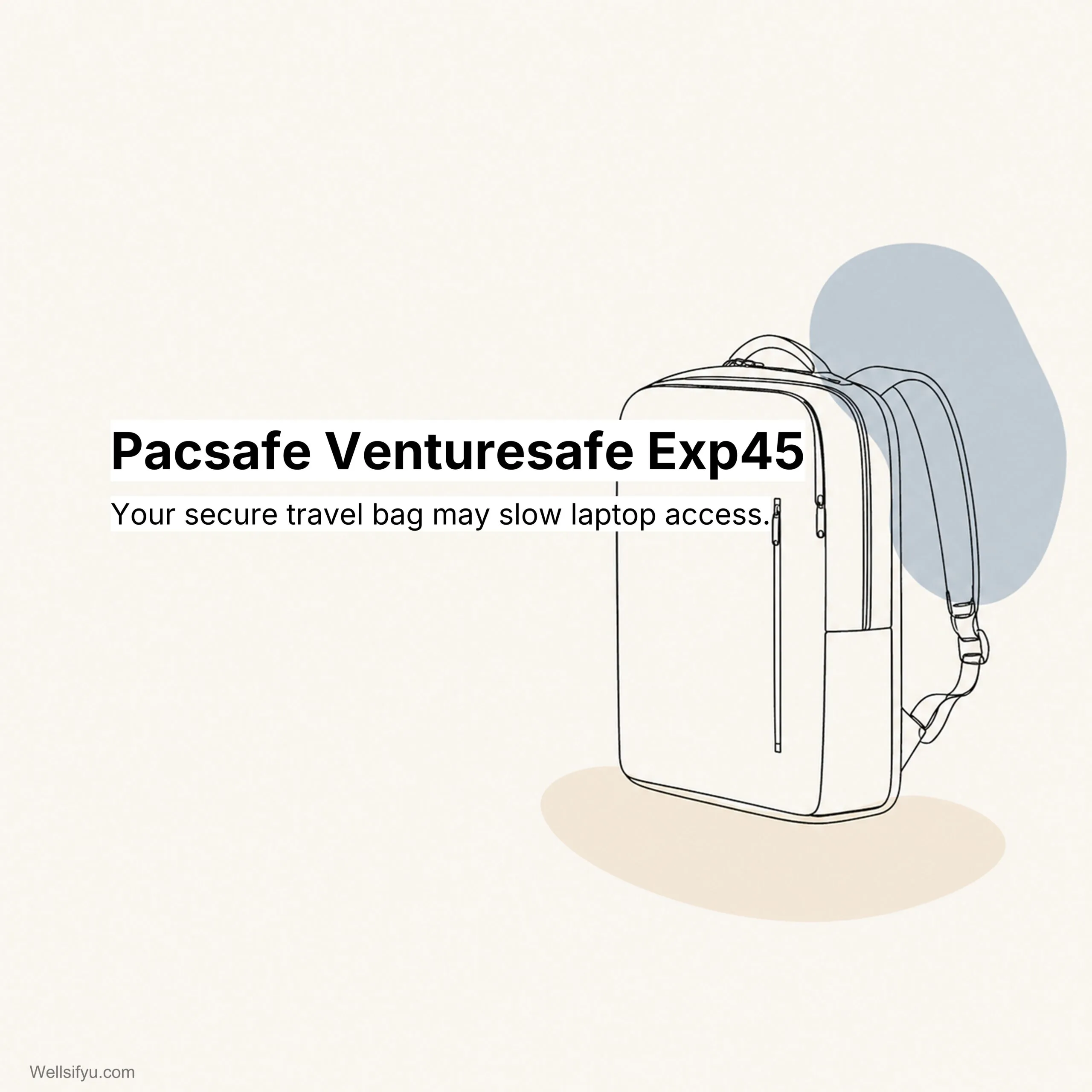 Pacsafe Venturesafe Exp45: Secure Storage, Slower Laptop Access