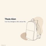 Thule Aion: The 28L vs 40L Line That Changes the Trip