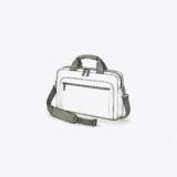 Targus Classic Slim Briefcase Slim Work Carry With Clear Fit Boundaries